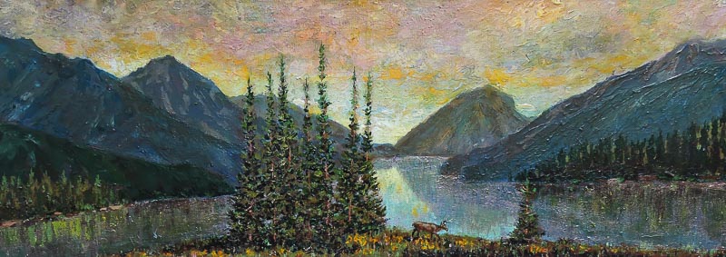 “Lake McDonald 4,” Glacier National Park - The Gallery of Artist ...