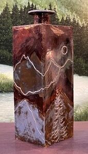 "Rectangular Small Mouth Vessel"