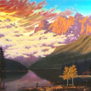 "High Mountain Lake," Glacier National Park